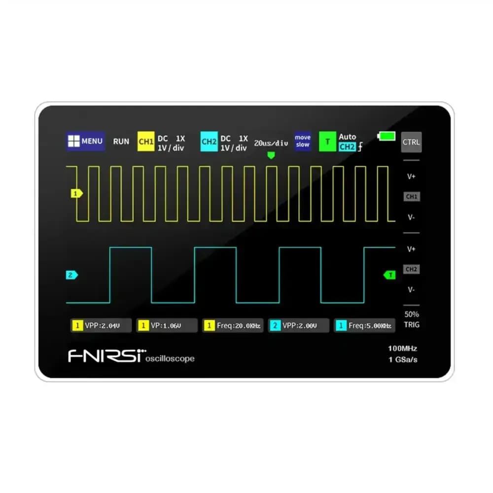 اسیلوسکوپ تبلتی مدل FNIRSI 1013D — تصویر ۲