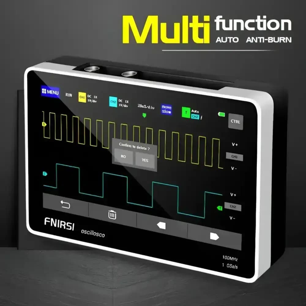 اسیلوسکوپ تبلتی مدل FNIRSI 1013D — تصویر ۵