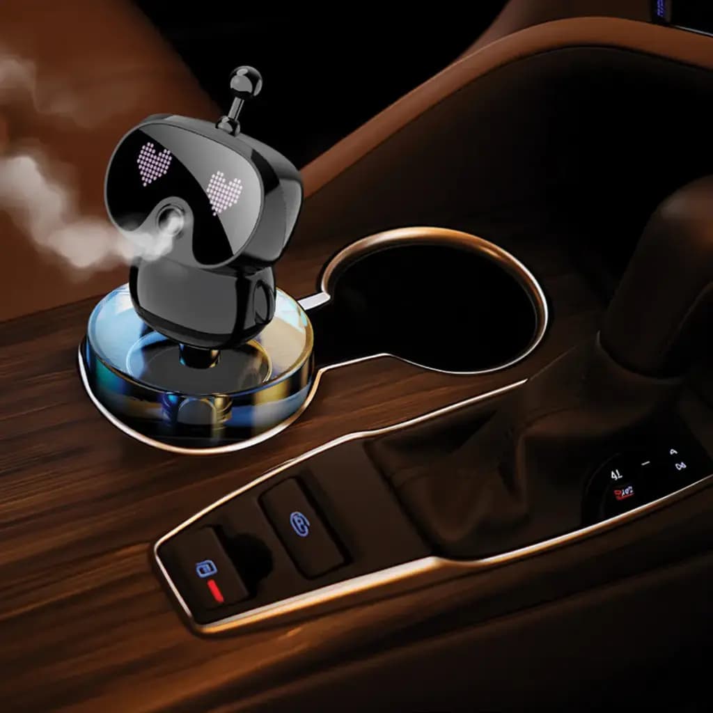 خوش بو کننده خودرو پرودو مدل Porodo Robovibe Smart Car Aroma Diffuser — تصویر ۳
