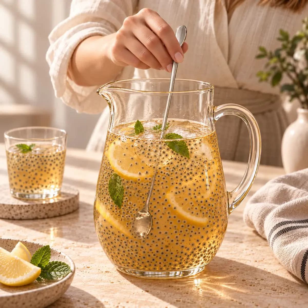 ملاقه پارچ استیل (قاشق دسته بلند همزن)