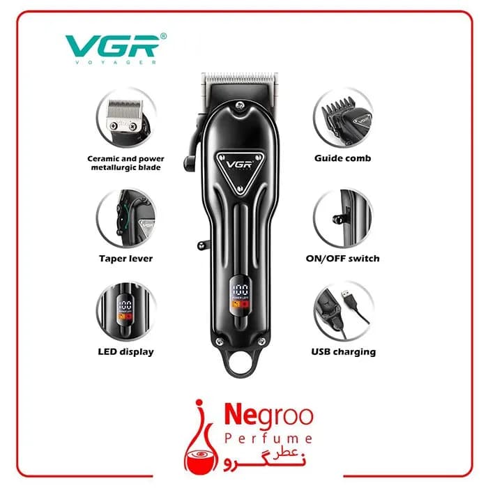ماشین اصلاح موی سر و صورت وی جی ار مدل V 051 — تصویر ۲