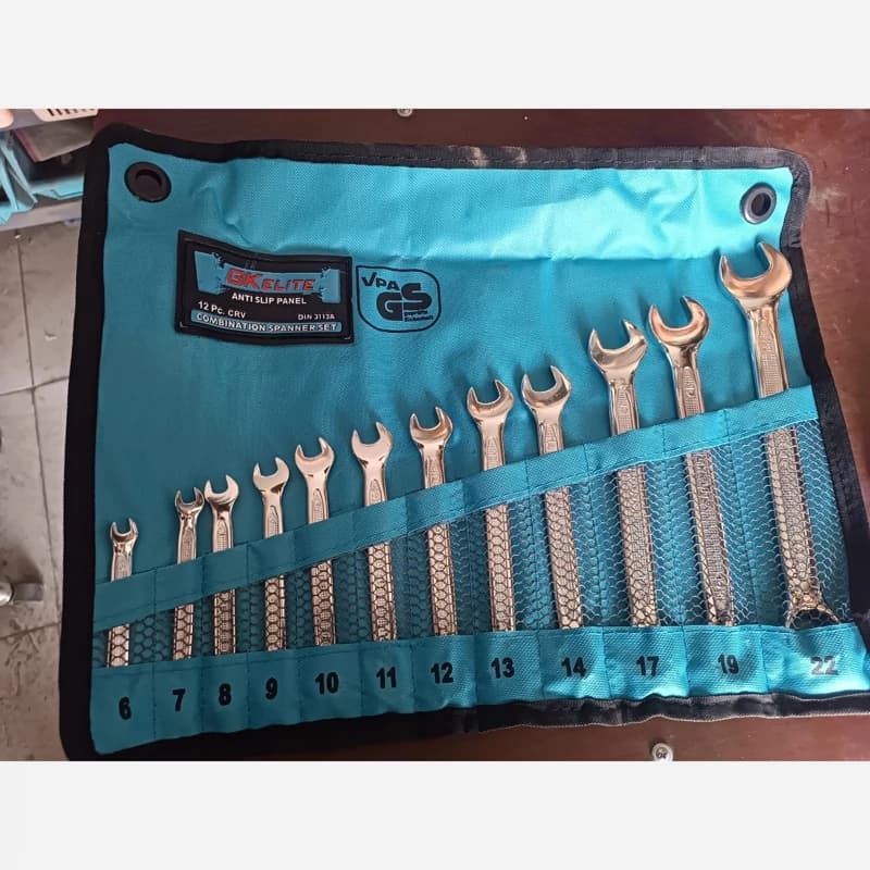 آچار یکسررینگی 12 عددی کیفی