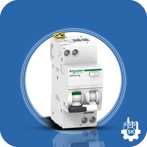 A9D31606 محافظ جان ترکیبی تک فاز 6 آمپر اشنایدر 30 میلی آمپر قدرت قطع 6kA