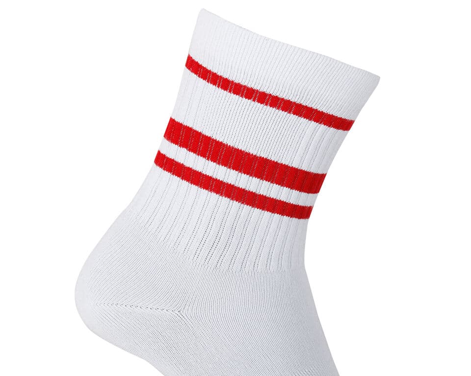 Techsport Tennis White Red Socks — تصویر ۴