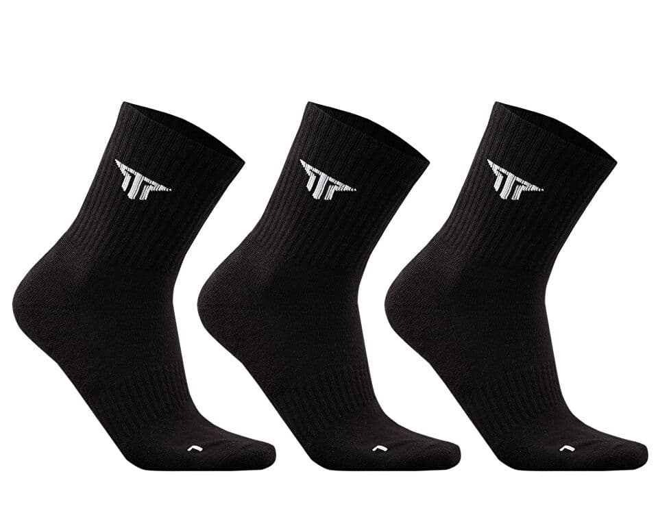 Techsport Tennis Corap 3 Lu Black Socks