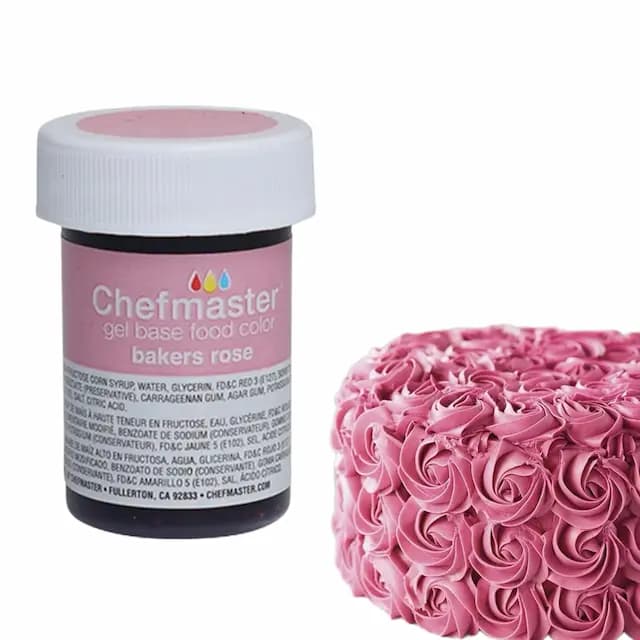 رنگ bakers rose شف مستر