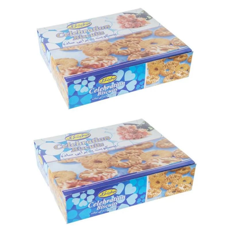 بیسکوییت پذیرایی ساده گرجی – 400 گرم بسته 2 عددی