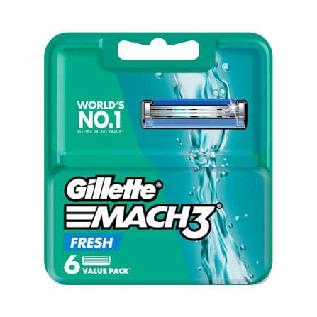 یدک تیغ اصلاح مردانه ژیلت Gillette Mach3 Fresh بسته 6 عددی