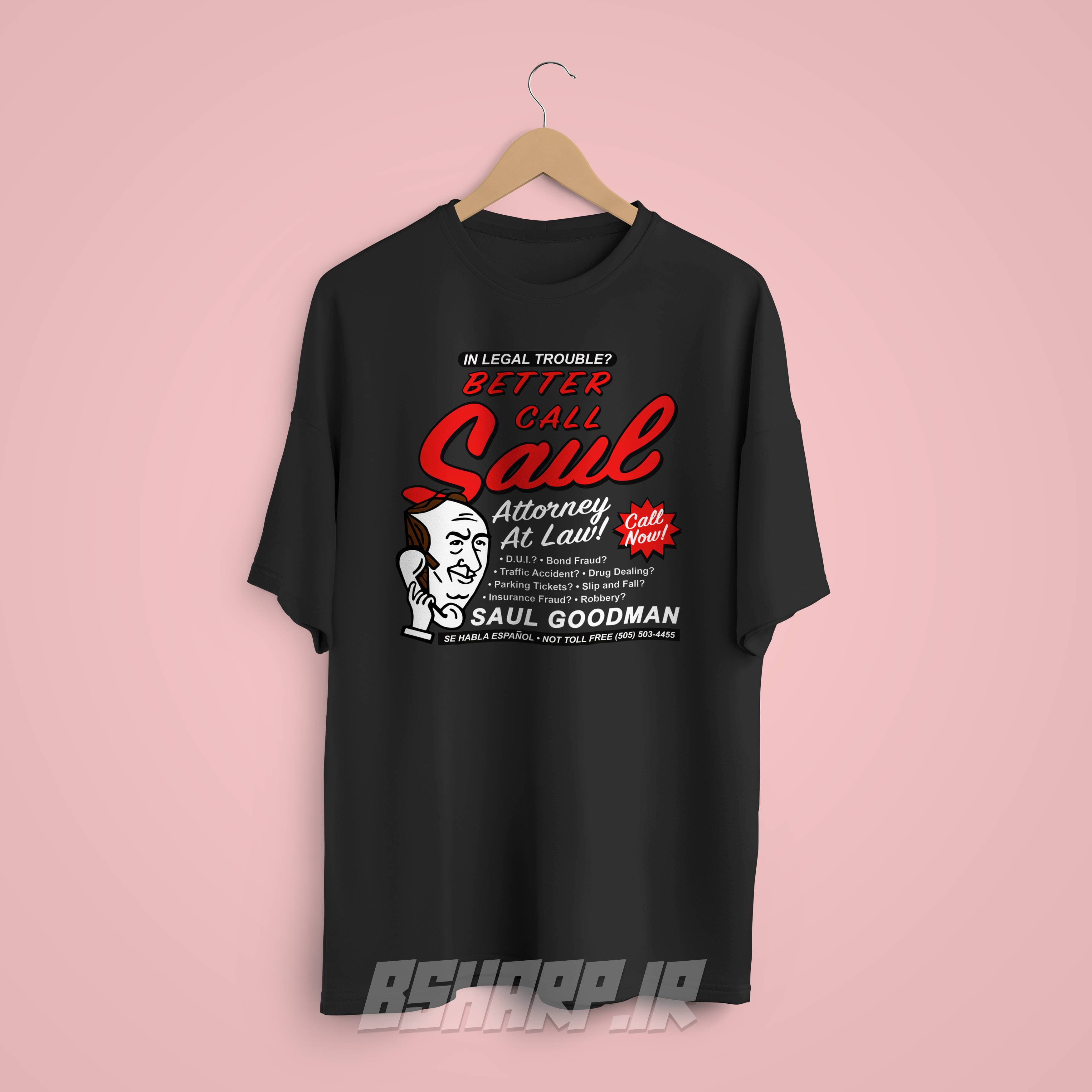 تیشرت Better Call Saul طرح Call Now — تصویر ۸