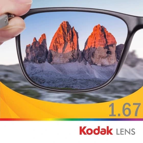 عدسی آنتی رفلکس فشرده 1.67 کداک | KODAK