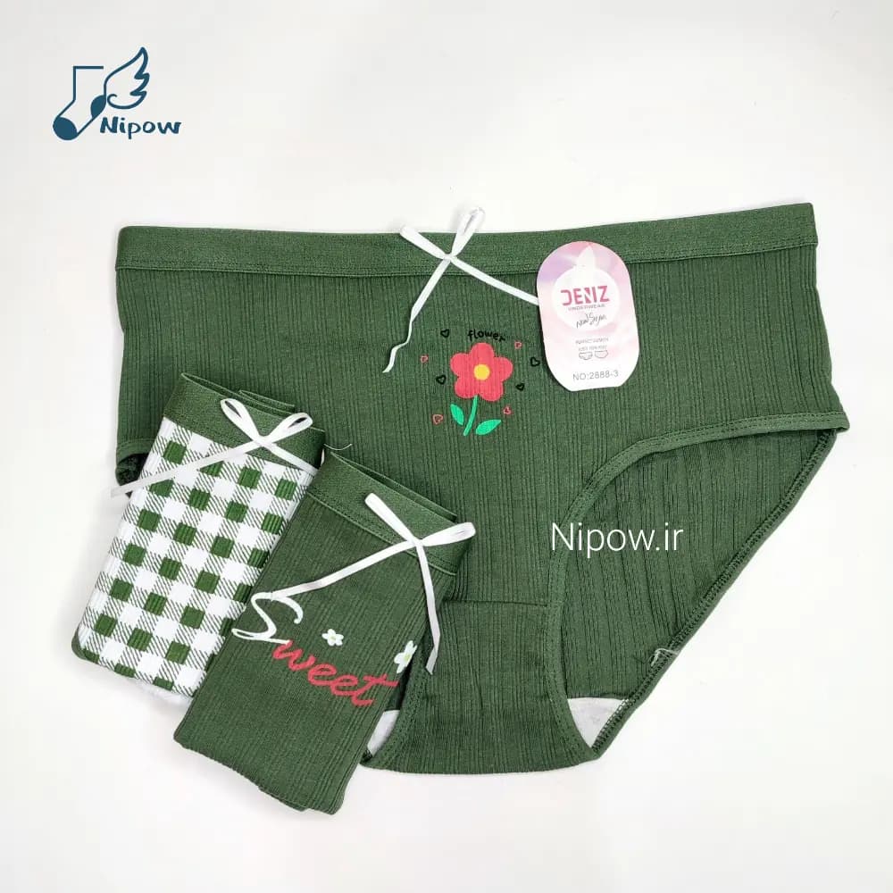 شورت کبریتی زنانه طرح گل