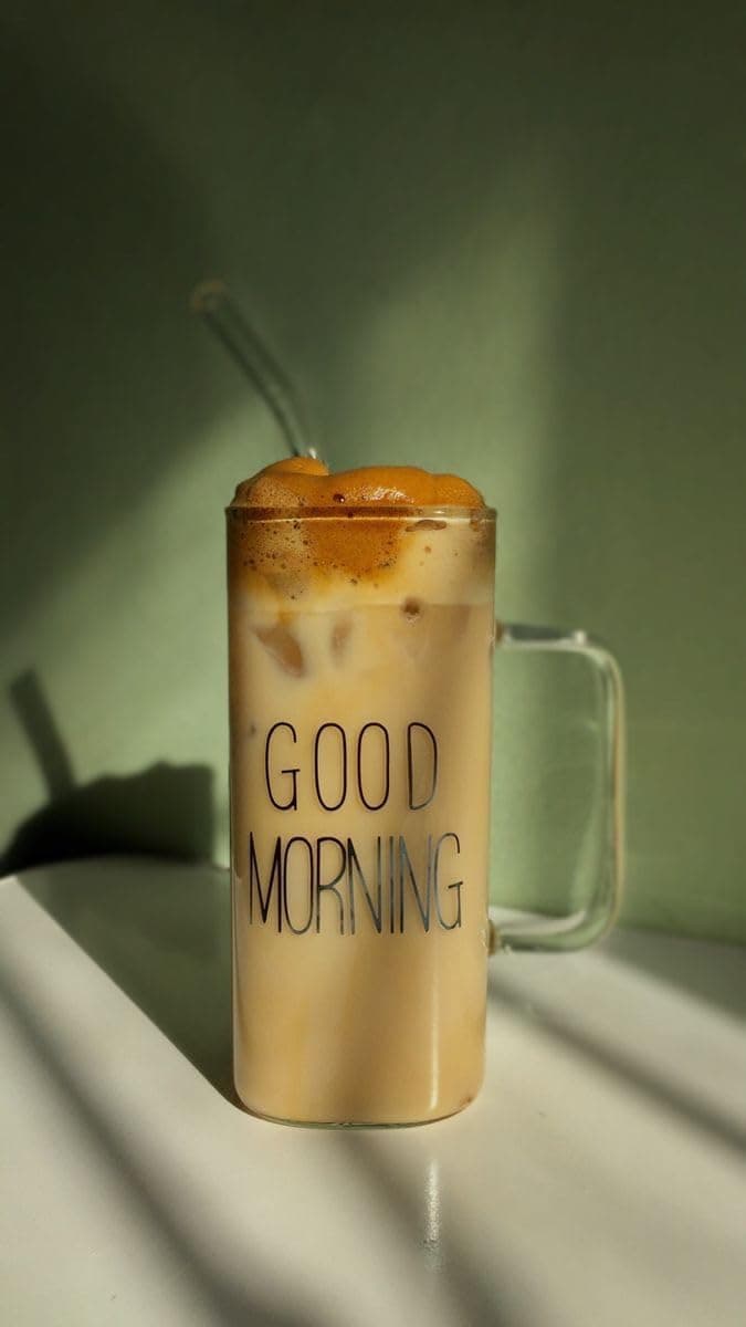 ماگ پیرکس مربعی گود مورنینگ GOOD MORNING — تصویر ۲