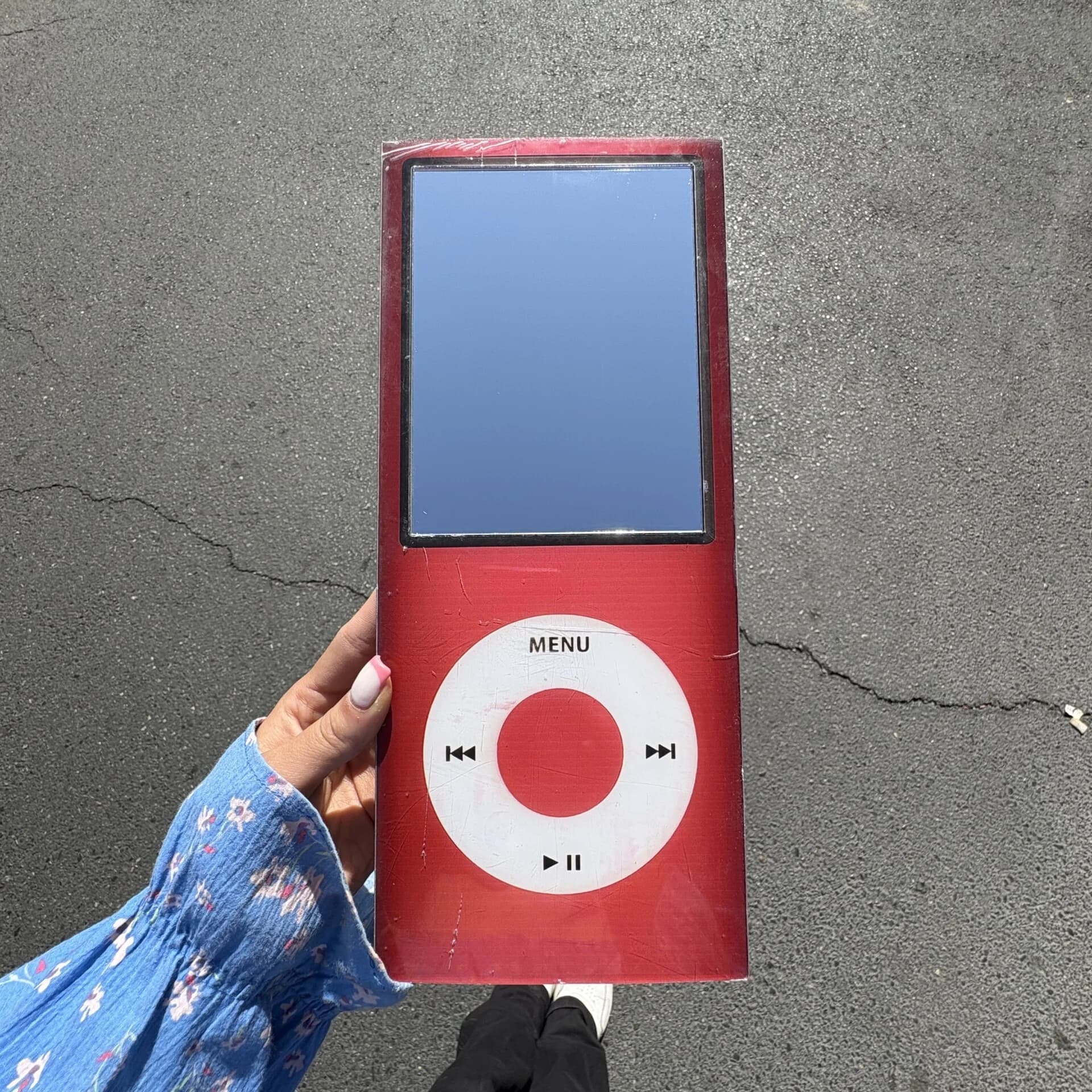 آینه پلکسی طرح MP3