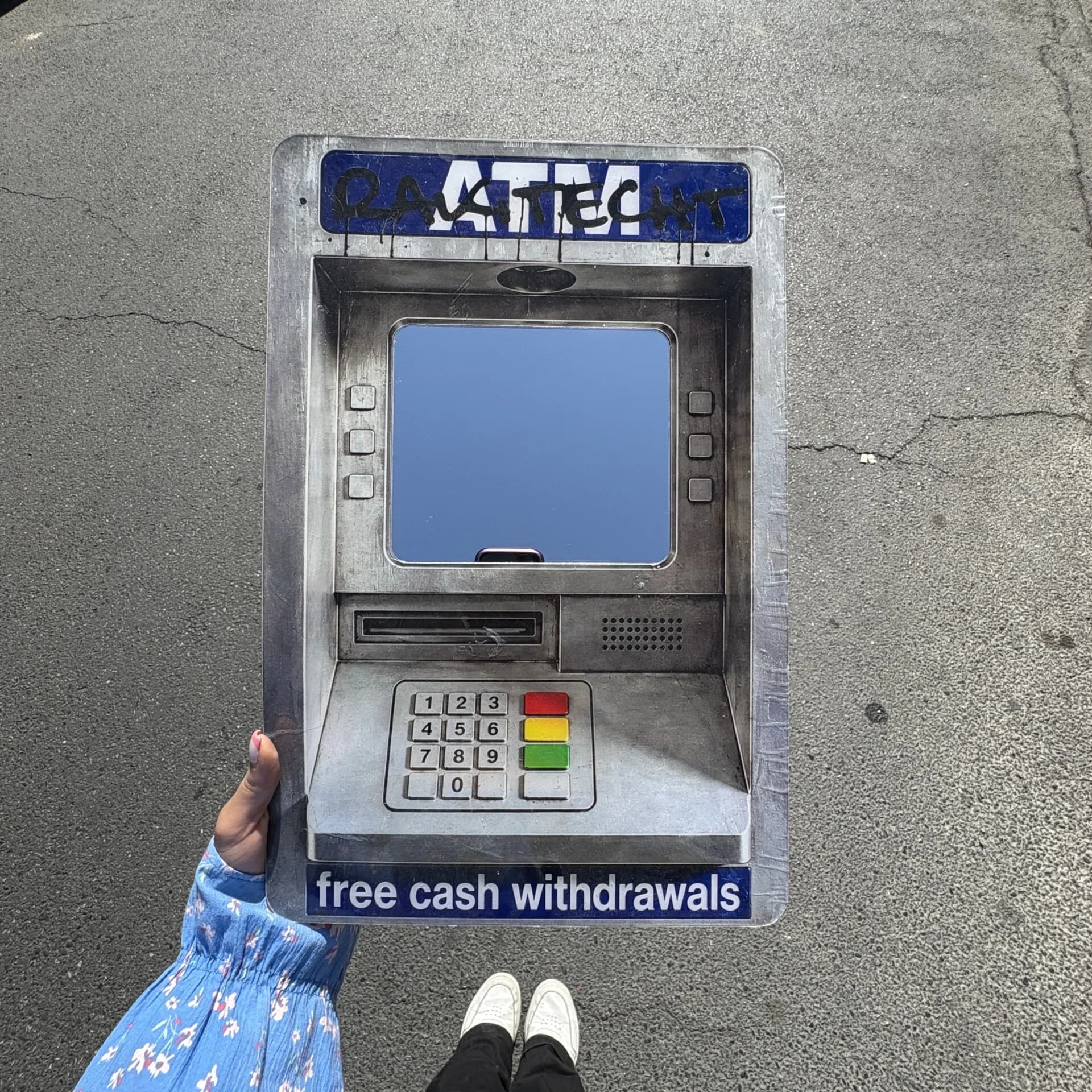 آینه پلکسی پینترستی طرح ATM