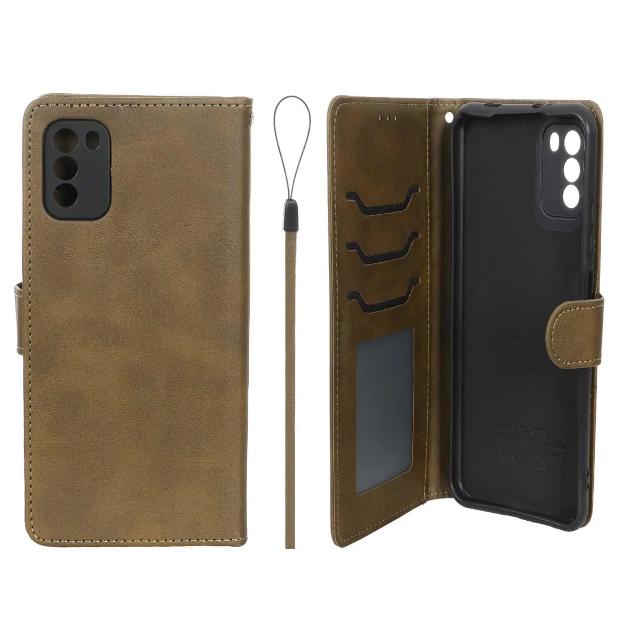 کیف موبایل مگنتی درجه یک داخل خز MNC Plus مدل Xiaomi Poco M3 — تصویر ۴