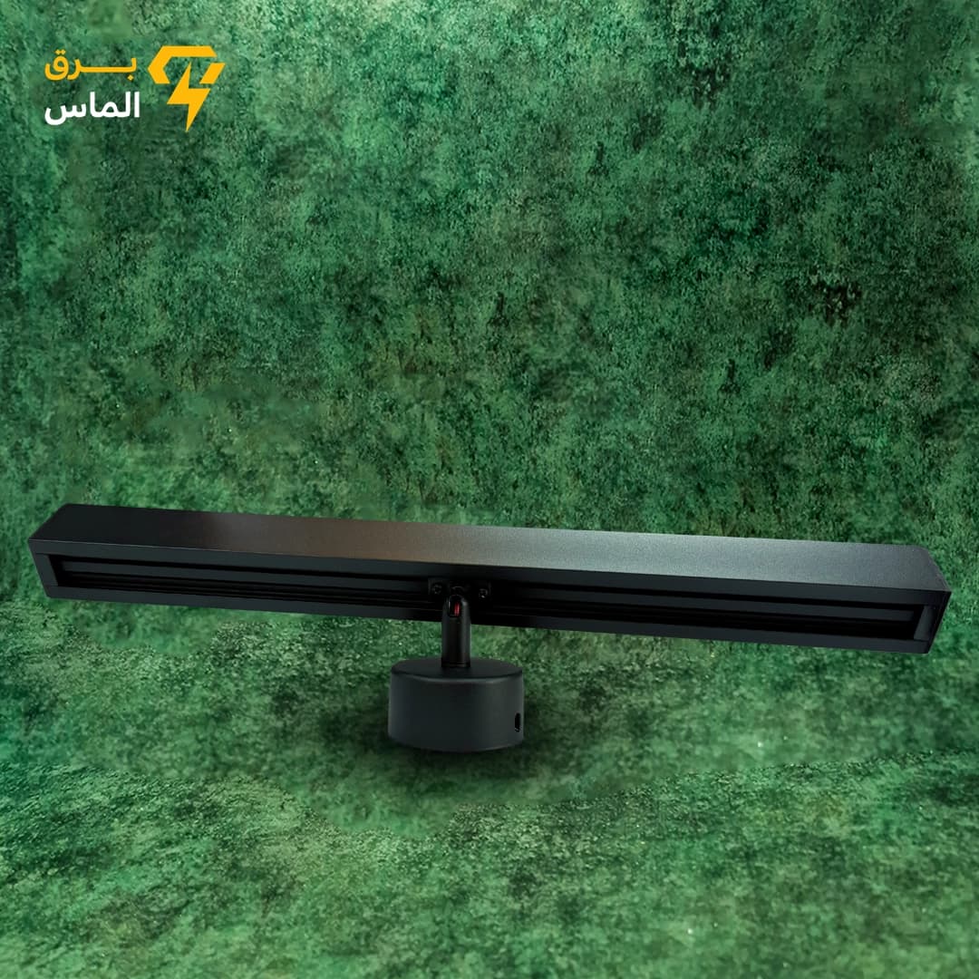 چراغ دیواری طرح مگنتی 30 وات 40 سانتی مشکی آلومینیومی درجه یک / ضمانت بازگشت وجه — تصویر ۲