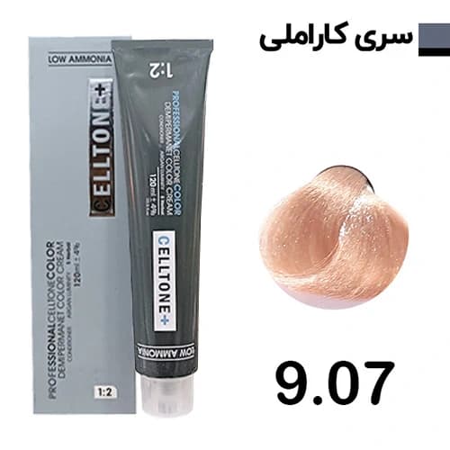 رنگ مو سلتون پلاس بلوند کاراملی خیلی روشن 100 میل Celltone 9.07