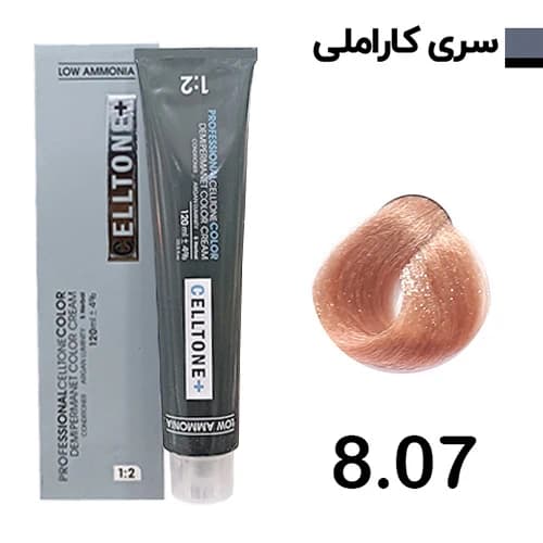 رنگ مو سلتون پلاس بلوند کاراملی روشن 100 میل Celltone 8.07
