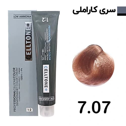 رنگ مو سلتون پلاس بلوند کاراملی متوسط 100 میل Celltone 7.07