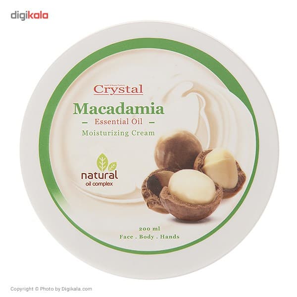 مراقبت پوست کرم مرطوب کننده کریستال مدل Macadamia حجم 200 میلی لیتر — تصویر ۳
