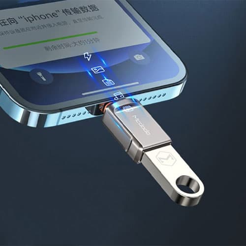 تبدیل OTG لایتنینگ به USB 3.0 مک دودو — تصویر ۲