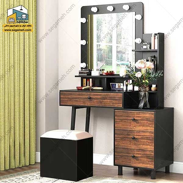 میز آرایش لامپ دار کد DMP70