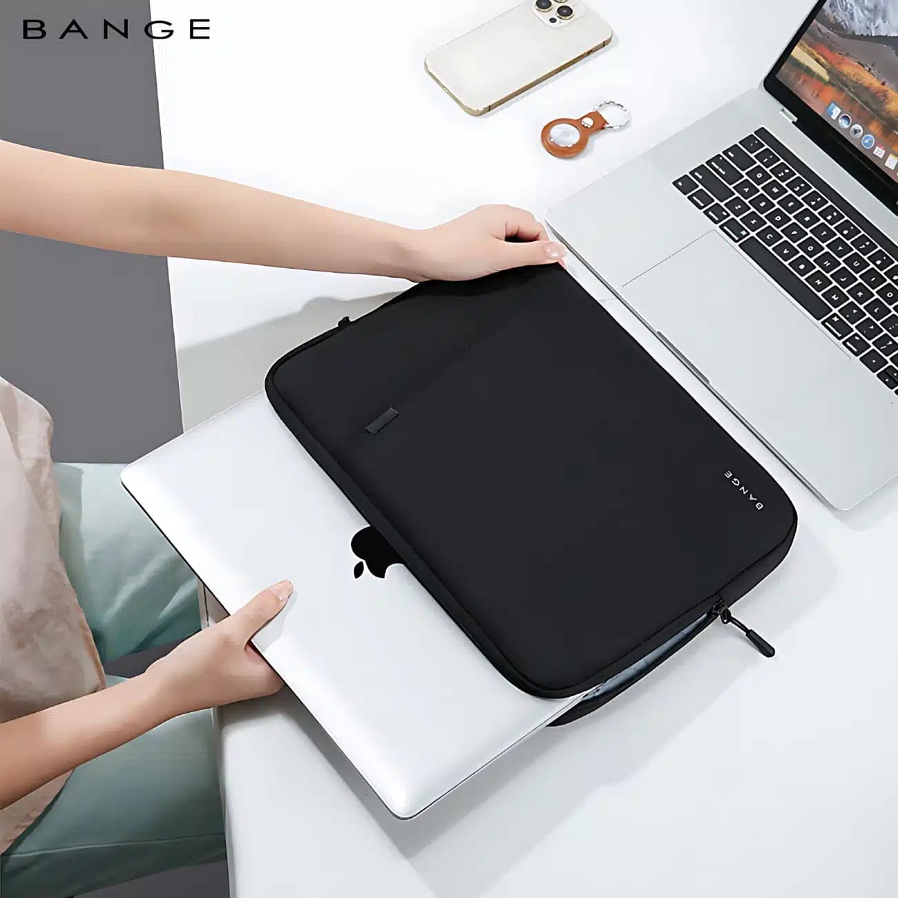 کیف لپ‌تاپ و تبلت 15.6 اینچ ضدآب بنج Bange 6801D — تصویر ۲