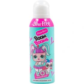 اسپری بدن کودک دخترانه BOOM BOOMS طرح عروسک LOL حجم 200 میل