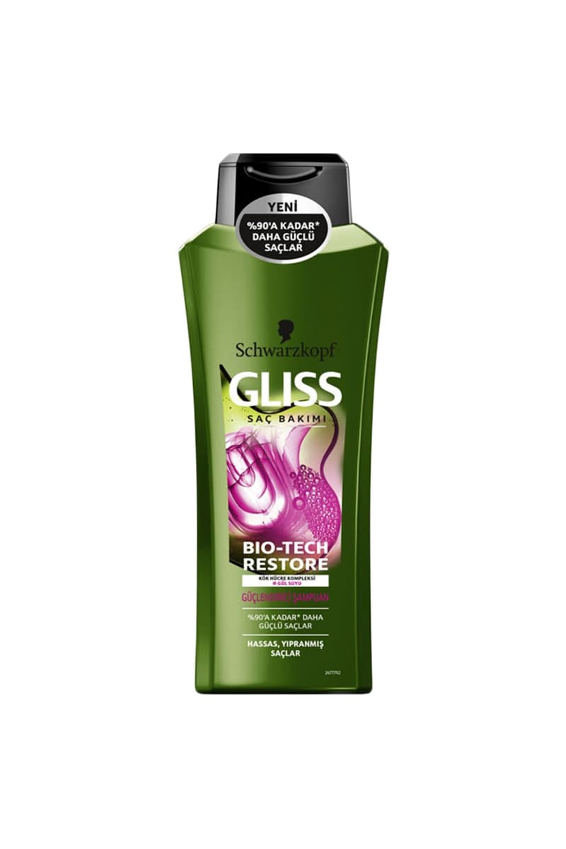 شامپو گلیس Gliss مدل Bio-Tech Restore حجم 500 میل