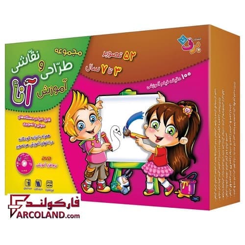 بسته مجموعه آموزش طراحی و نقاشی آنا انتشارات برف | ویژه 3 تا 7 سال