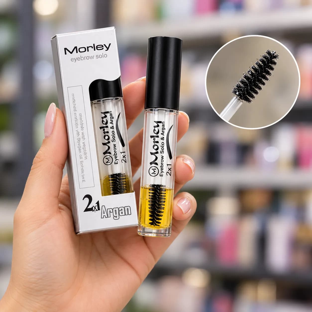 ژل لیفت ابرو مورلی Morley مدل 2in1 Argan — تصویر ۳