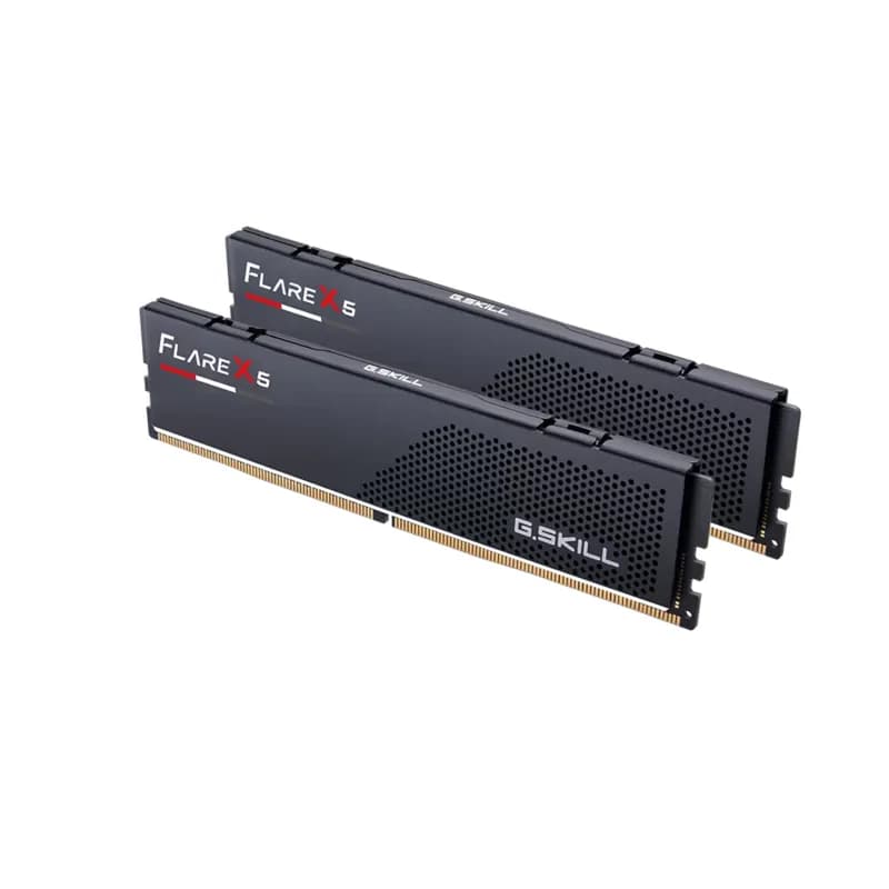 رم دسکتاپ DDR5 دو کاناله 6000 مگاهرتز جی اسکیل مدل FLARE X5 AMD EXPO ظرفیت 32 گیگابایت CL36 — تصویر ۲