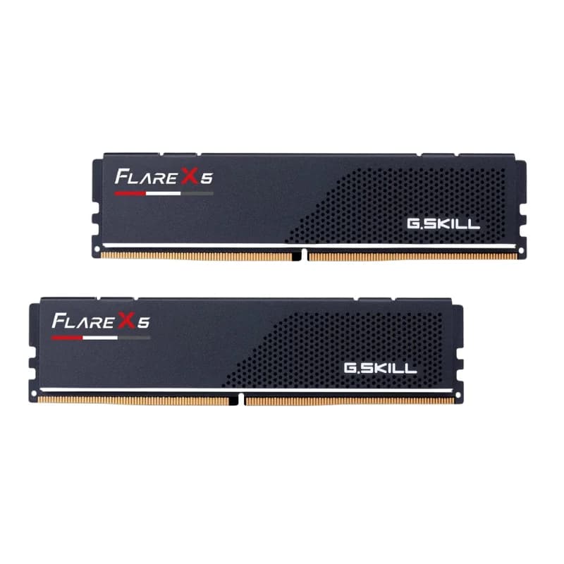 رم دسکتاپ DDR5 دو کاناله 6000 مگاهرتز جی اسکیل مدل FLARE X5 AMD EXPO ظرفیت 32 گیگابایت CL36