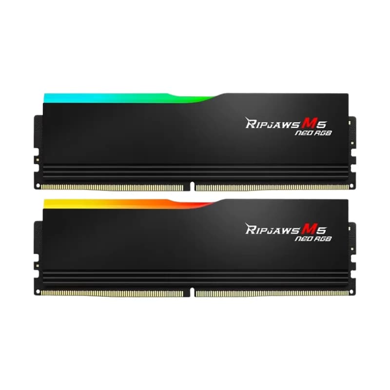 رم دسکتاپ DDR5 دو کاناله ۶۰۰۰ مگاهرتز جی اسکیل مدل RIPJAWS M5 RGB AMD EXPO ظرفیت 32 گیگابایت CL36