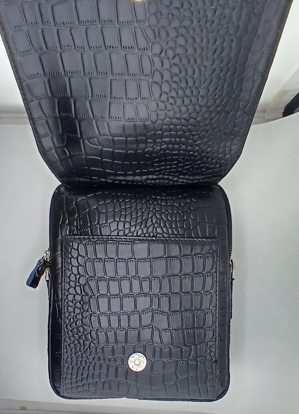 کیف دوشی کراس چرم طبیعی گاوی — تصویر ۶