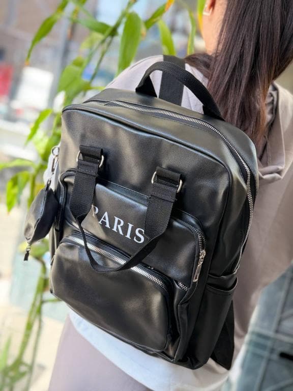 کوله چرم بزرگ PARIS کد 34559 — تصویر ۲
