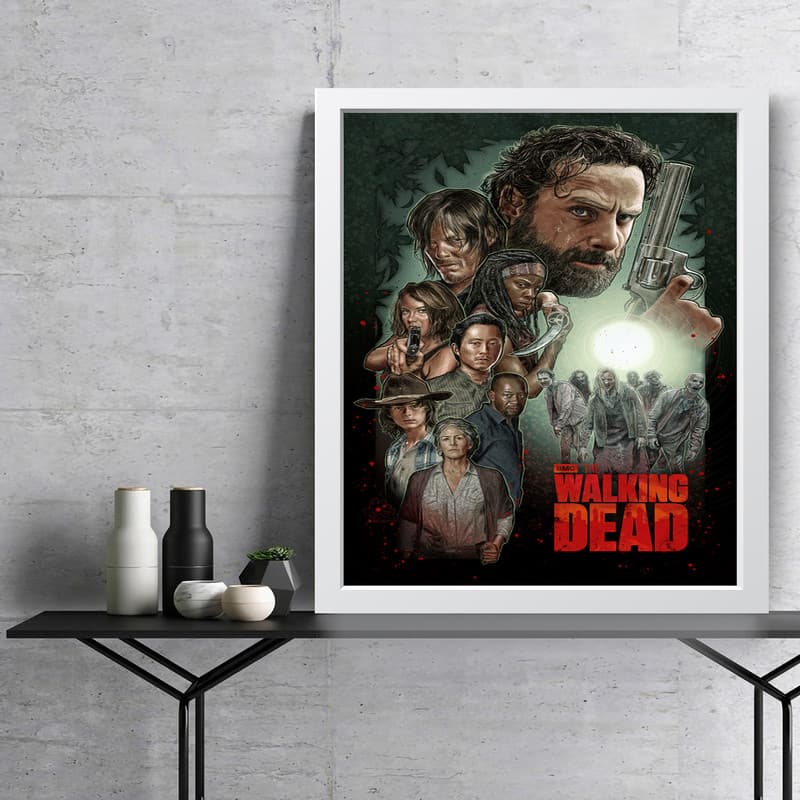تابلو مدل واکینگ دد Walking dead کدG13-19 — تصویر ۴