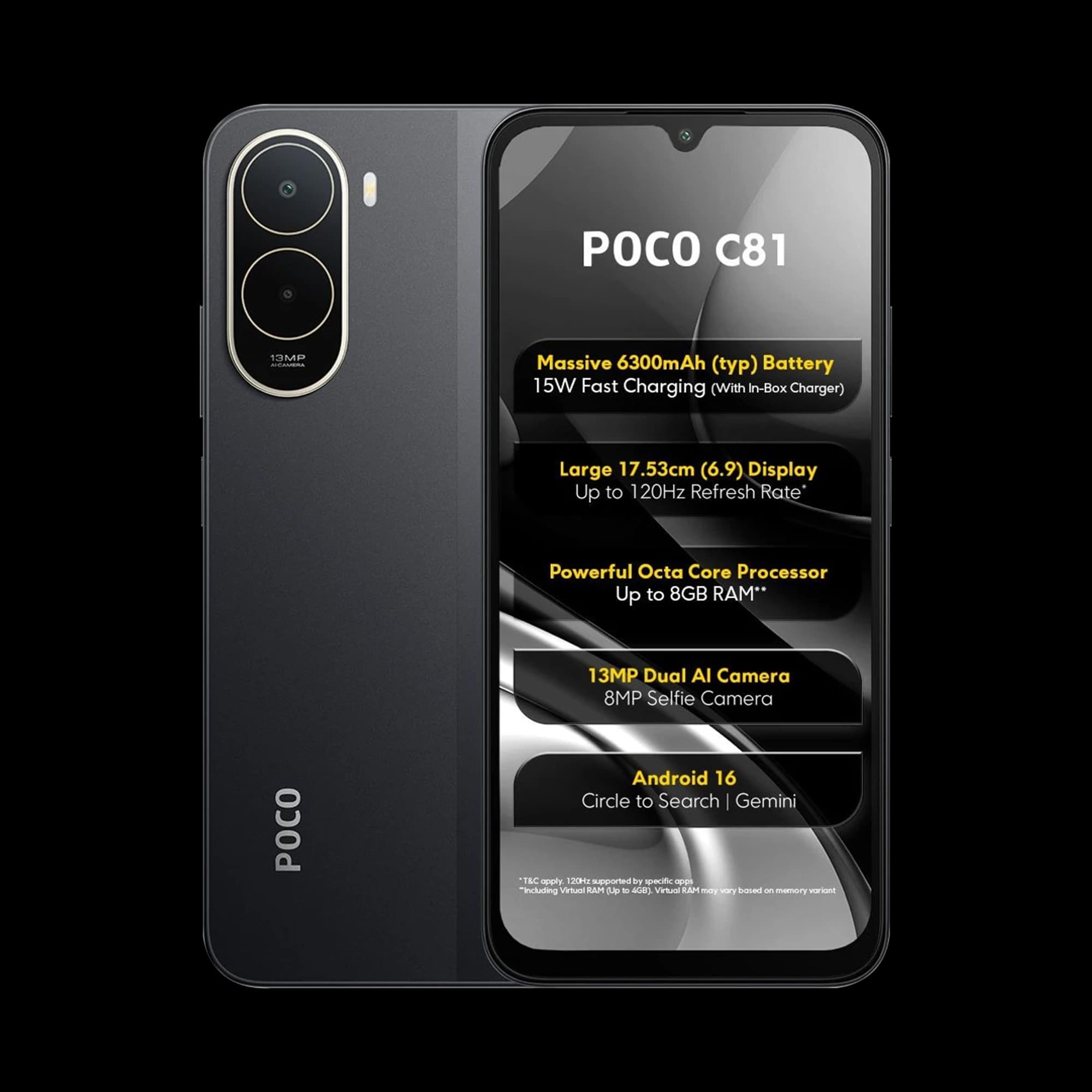 گوشی موبایل شیائومی Poco C81 4GB 64GB