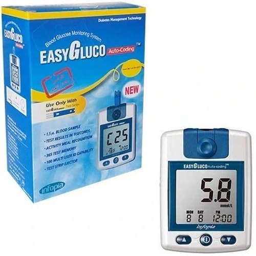 دستگاه تست قند ایزی گلوکو (بدون نوار تست) EASYGLUCO