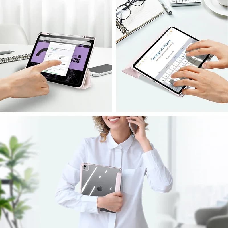 کاور کلاسوری آیپد مدل Toby مناسب برای iPad Air 13 inch M2 2024 / M3 2025 / M4 2026 — تصویر ۴