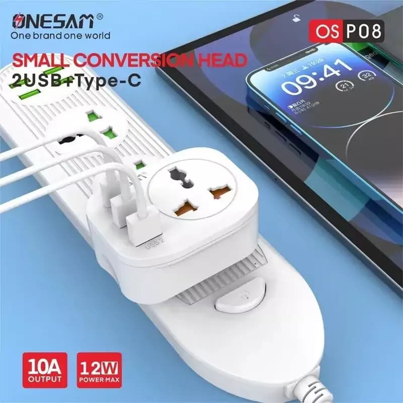 آداپتور و تبدیل برق اونسام مدل onesam p08 — تصویر ۵