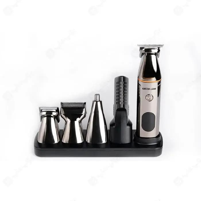 ست ریش تراش و ماشین اصلاح بدن صورت گرین لاین Green Lion Hair Clipper Set — تصویر ۷