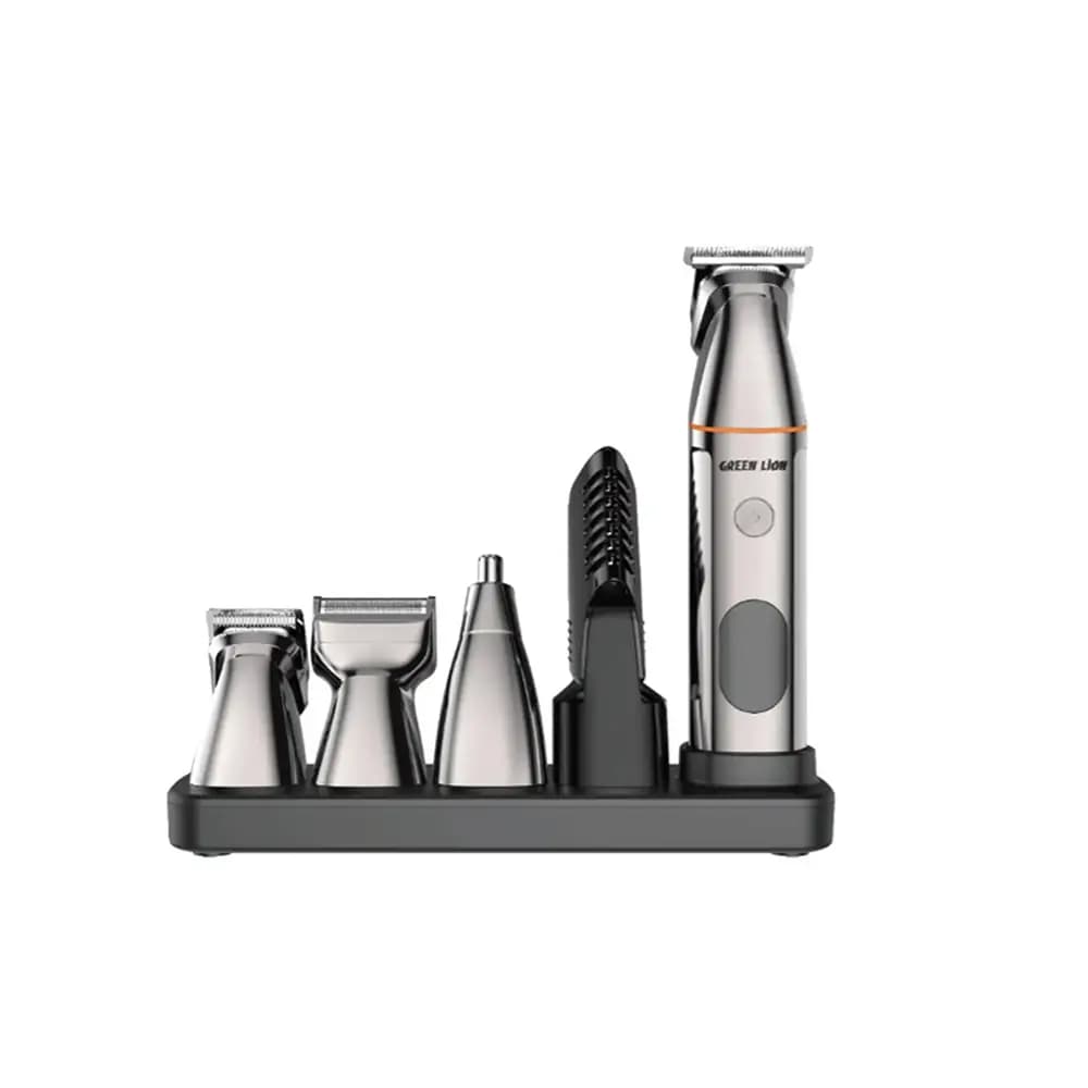 ست ریش تراش و ماشین اصلاح بدن صورت گرین لاین Green Lion Hair Clipper Set