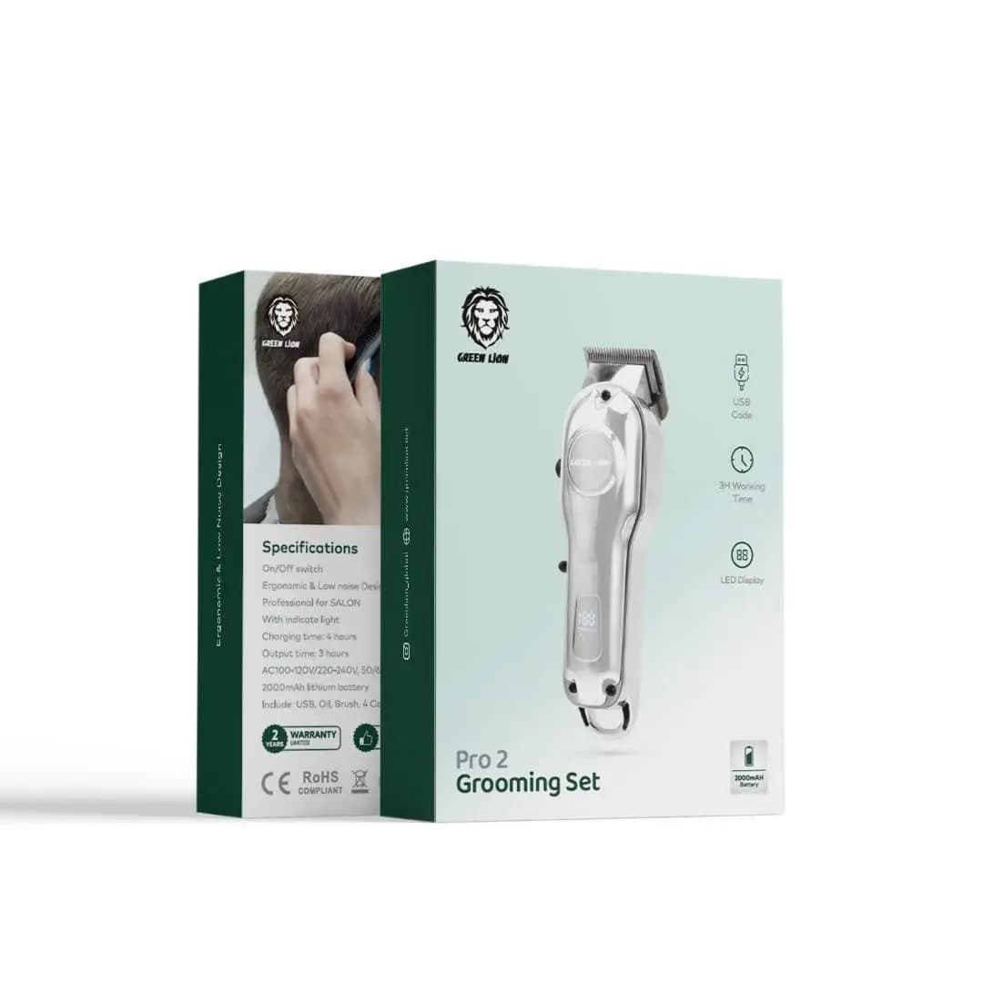 ریش تراش و ماشین اصلاح بدن پرو 2 گرین لاین Green Lion pro 2 grooming set — تصویر ۴