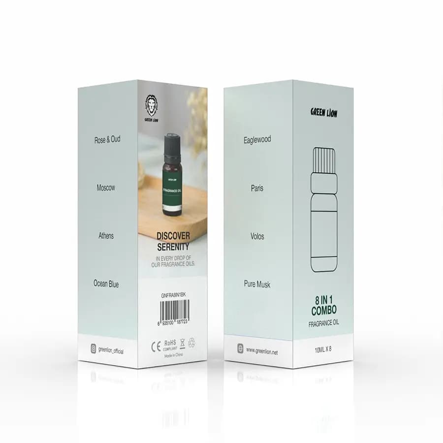 خوشبوکننده و رایحه گرین لاین Green Lion 8 IN 1 Combo Fragrance — تصویر ۳