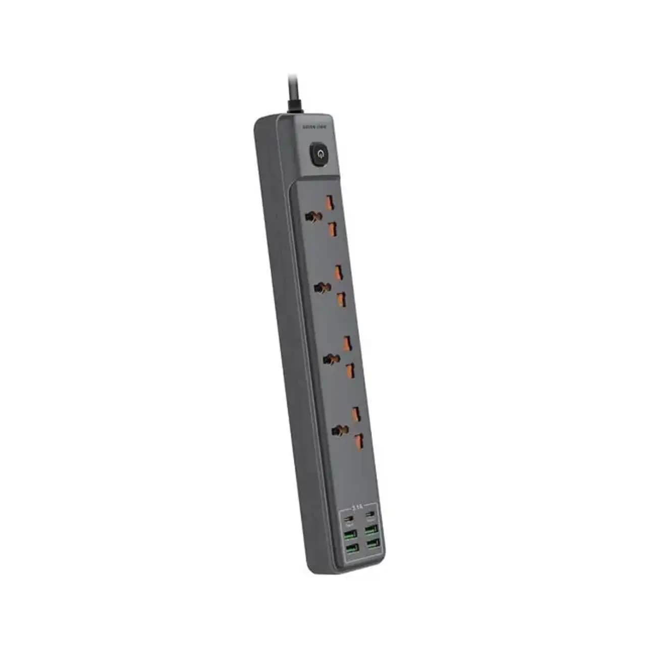 چند راهی برق گرین لاین مدل Green lion GNPOWS4USBGYGTIN 2500W — تصویر ۳