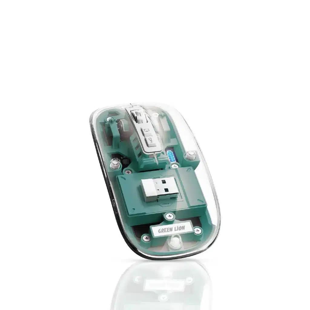 ماوس شفاف بی سیم گرین لاین Green Lion Transparent Mouse — تصویر ۸