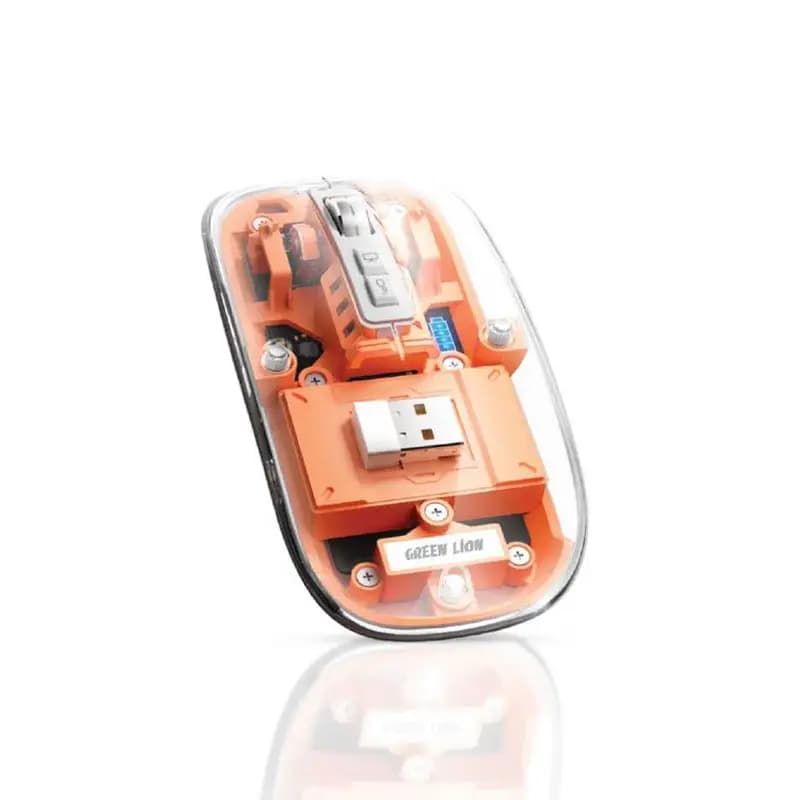 ماوس شفاف بی سیم گرین لاین Green Lion Transparent Mouse — تصویر ۲