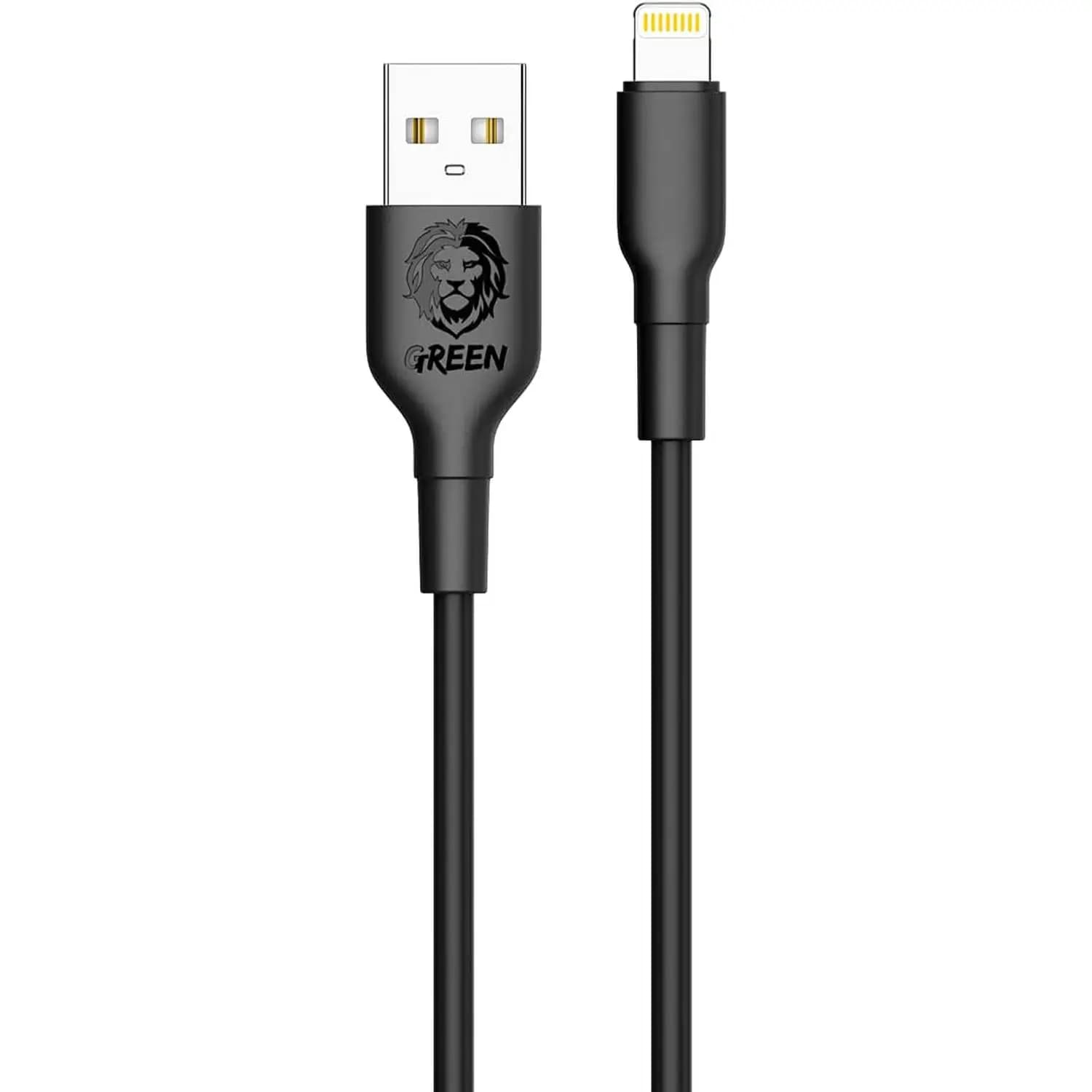 کابل PVC تایپA به لایتنینگ گرین لاین Green Lion USB-A To Lightning — تصویر ۲