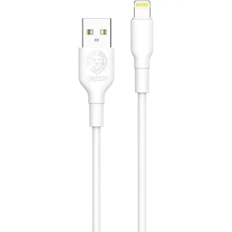 کابل PVC تایپA به لایتنینگ گرین لاین Green Lion USB-A To Lightning